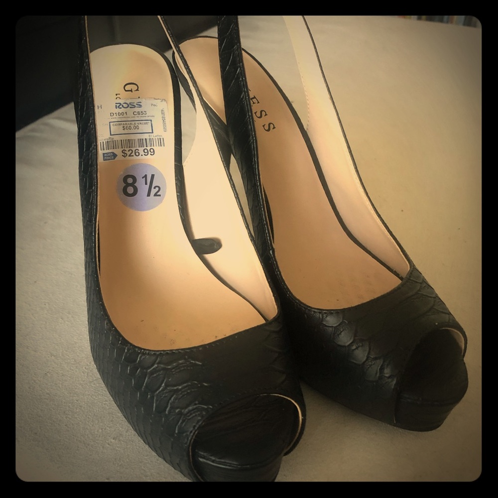 Black Guess Heels